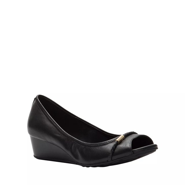 emory braided open toe wedge