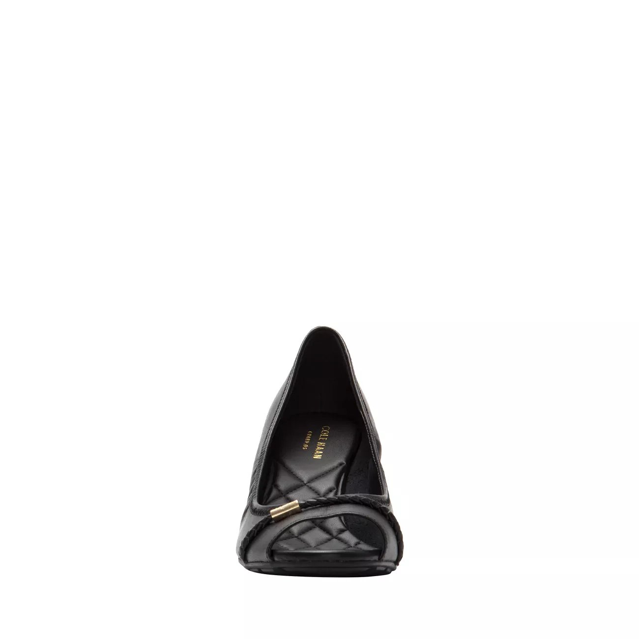 emory braided open toe wedge