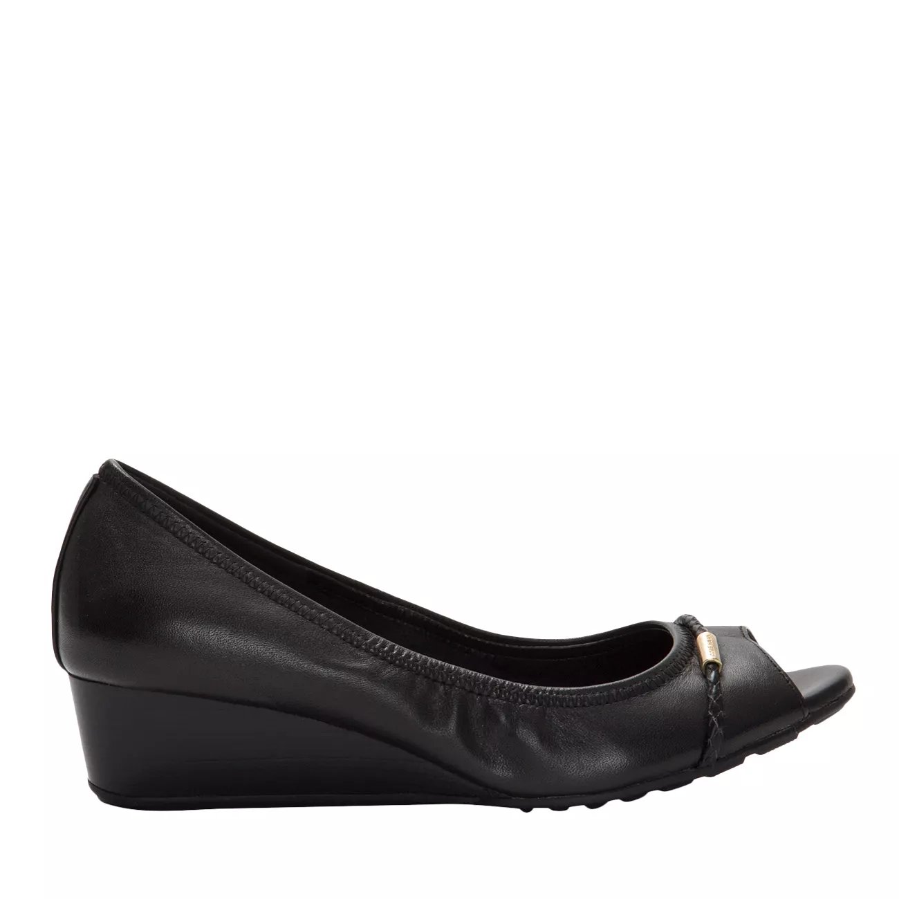 emory braided open toe wedge