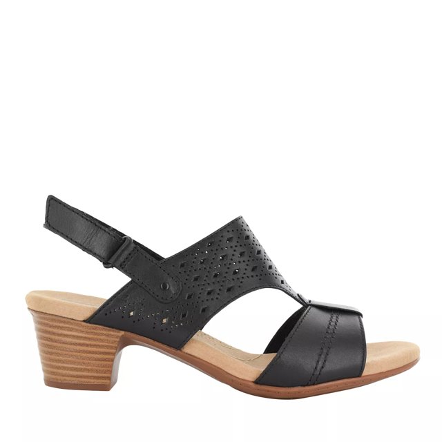 Clarks valarie mindi block heel sandal sale