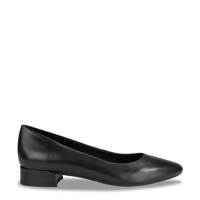 Easy Spirit Women s Caldise Pumps in Black Leather 8.5