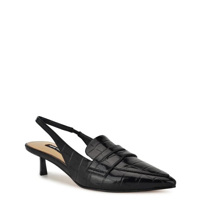 Nine West Women s Charlot3 Slingback Pump in Black Size 6 Medium