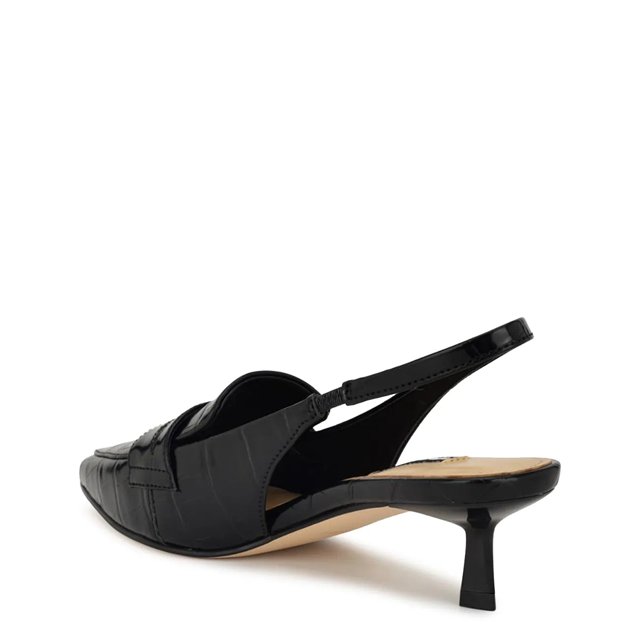 Nine West Women s Charlot3 Slingback Pump in Black Size 6 Medium