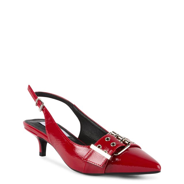Steve Madden Women s Decor Slingback Pump in Red Size 40 Medium