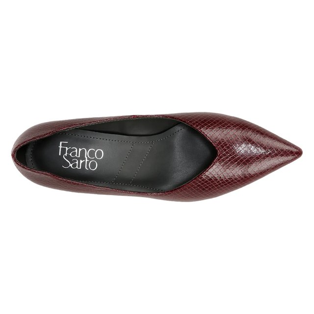 Franco Sarto Women s Aurora Pump in Deep Bordo Size 6 Medium