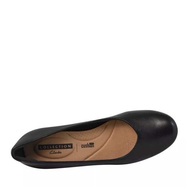 clarks flores tulip leather wedges