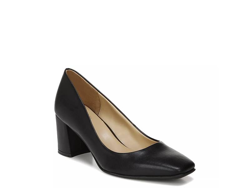 Block low heel pumps best sale