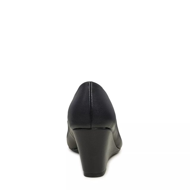 Dsw black wedge shoes sale