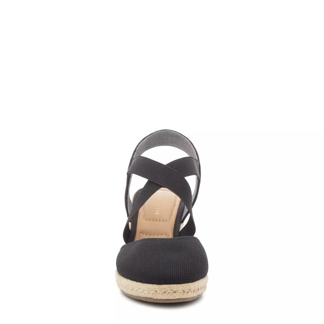 Kelly Katie Women s Saige Espadrille Sandal in Black Size 9.5 Medium