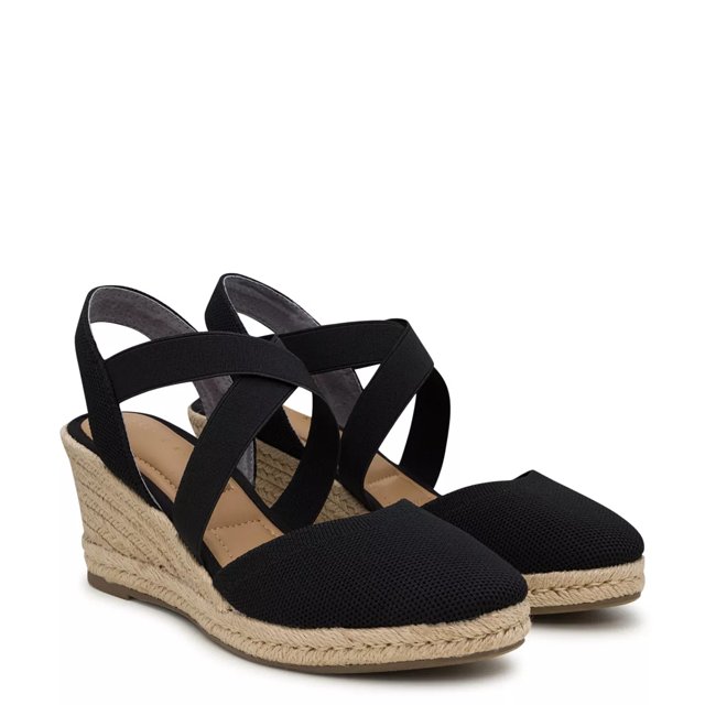 Kelly Katie Women s Saige Espadrille Sandal in Black Size 9.5 Medium