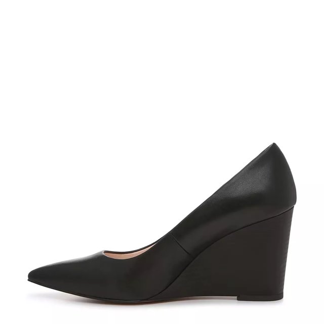 Franco sarto black wedge pump hot sale