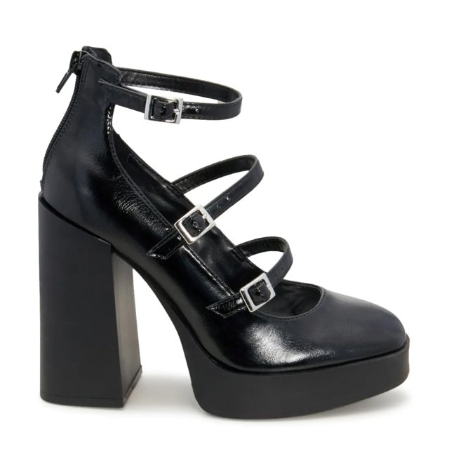Mix No. 6 Women s Rezzie Mary Jane Platform Pump in Black Size 8 Medium