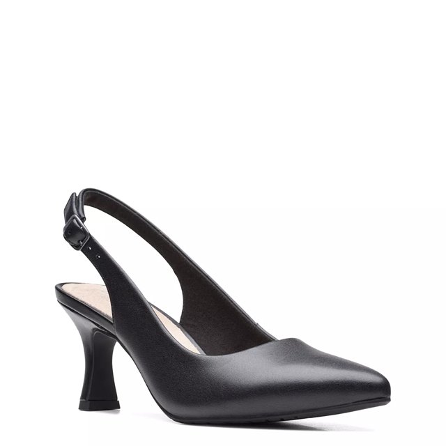 Clarks Womens Kataleyna Step Slingback Pump 7 Black