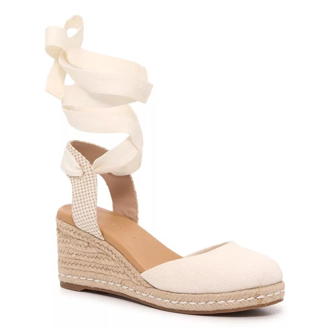 Dsw white wedge shoes discount