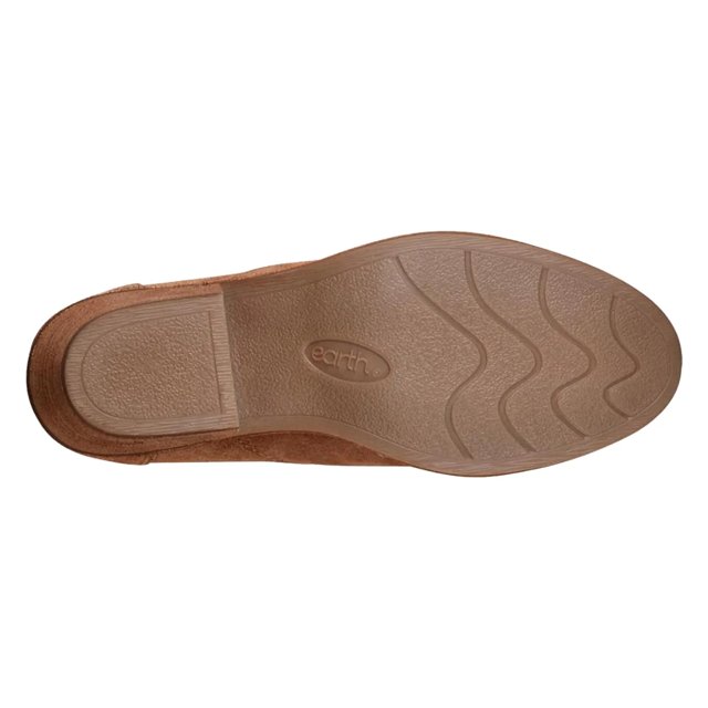 Earth Origins Women s Jalin Bootie in Cognac Suede Size 8.5 Medium