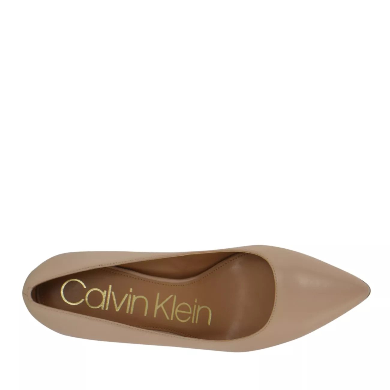 calvin klein kirsten pump gold