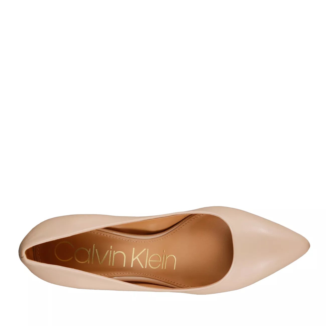 calvin klein kirsten pump gold