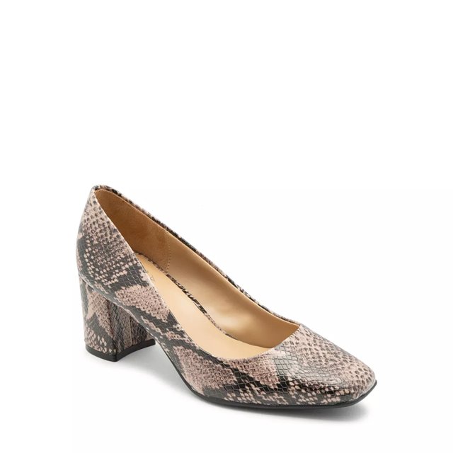 naturalizer warner square toe kitten heel