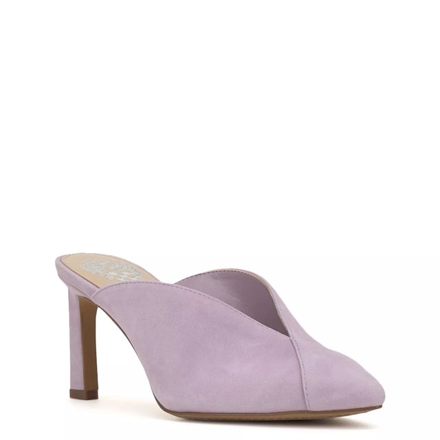 Vince Camuto Women s Serania Mule in Lavender Haze Suede Size 7 Medium
