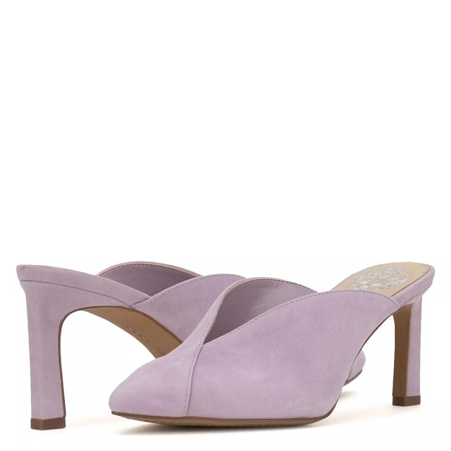 Vince Camuto Women s Serania Mule in Lavender Haze Suede Size 8.5 Medium