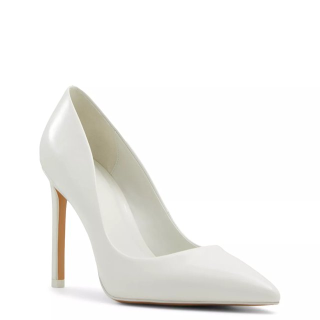 Aldo Women s Lala Pump in White Size 8.5 Medium