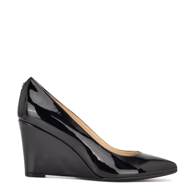 Leather wedge pumps new arrivals