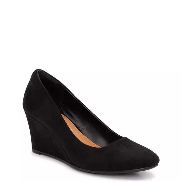 Dsw black wedge shoes top