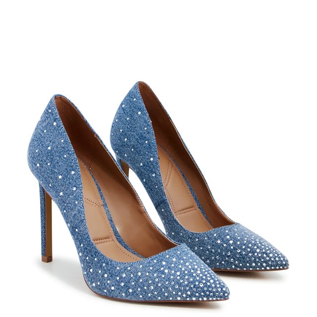 Denim heels dsw sales