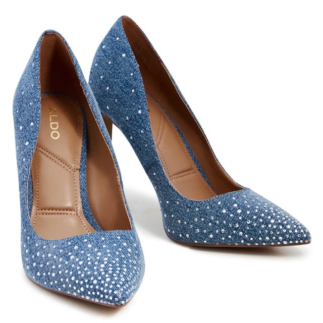 Aldo denim pumps discount