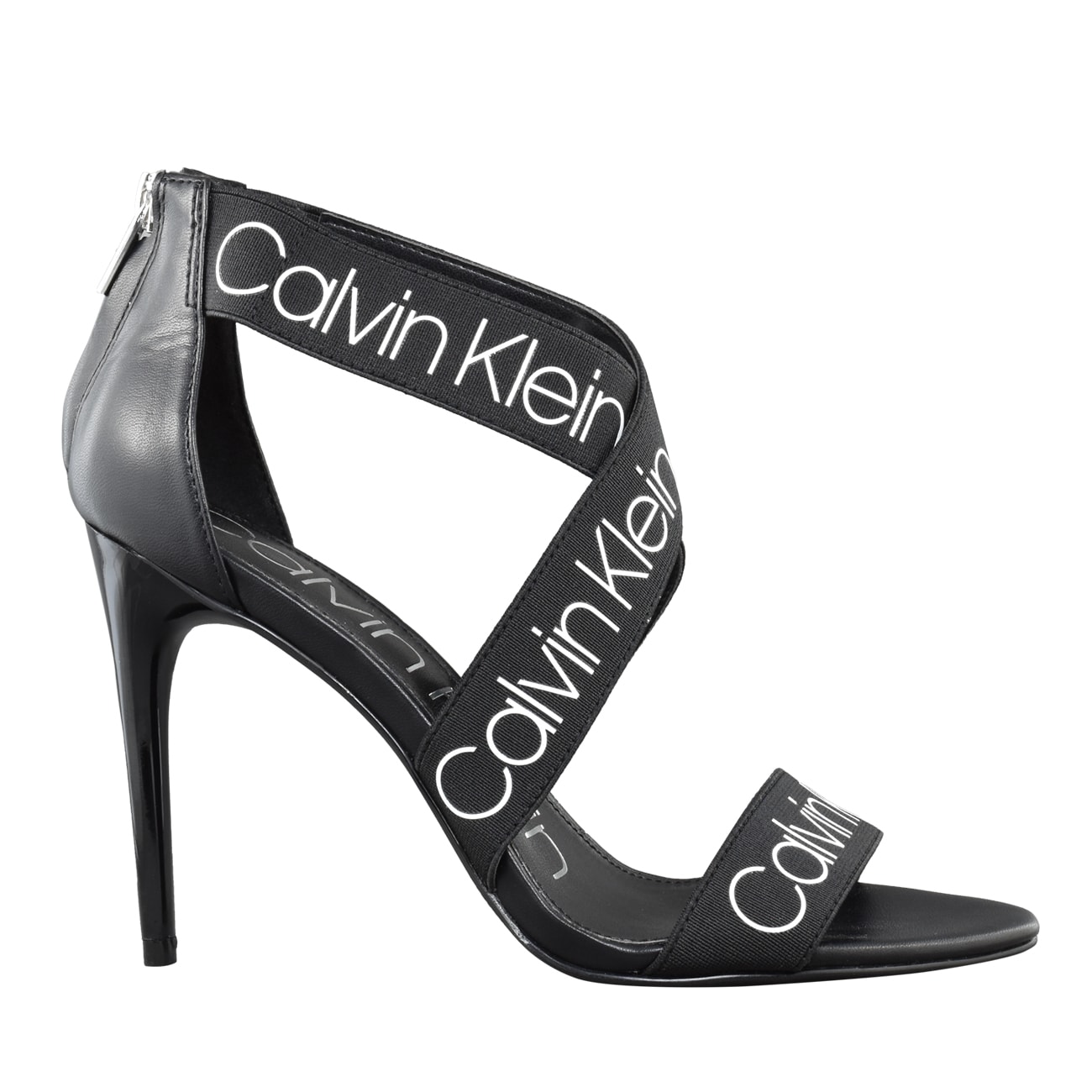 calvin klein logo heels