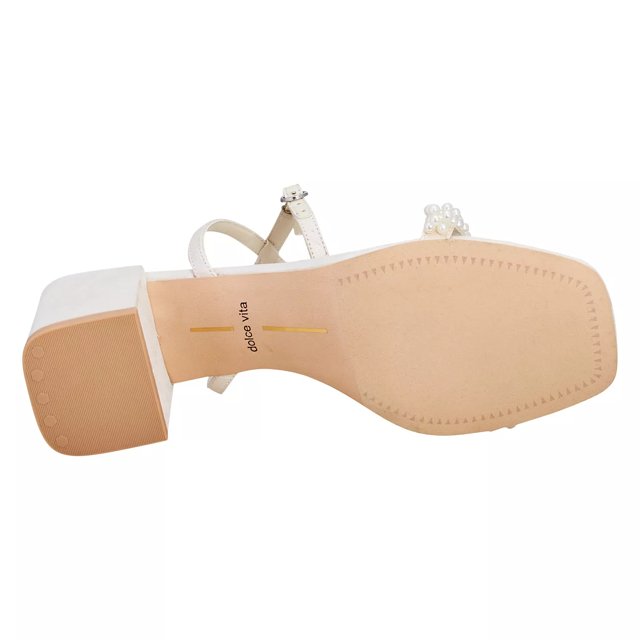 Dolce Vita Women s Zalima Vanilla Pearl Evening Sandal