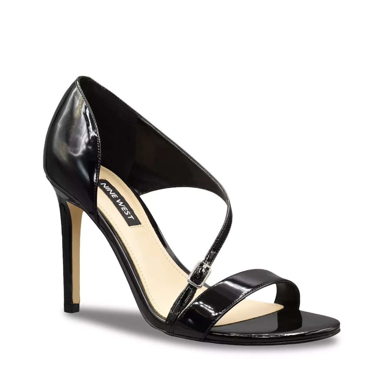 nine west imprint asymmetrical sandals