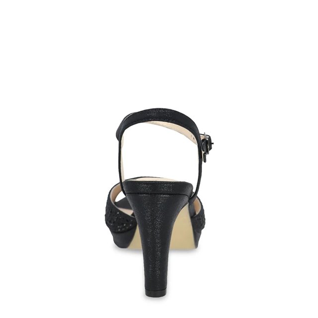 Taxi Women s Lindsay 01 Evening Sandal in Black Size 40 Medium
