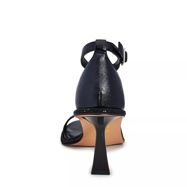 Black evening sandals sales