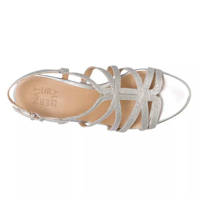 Naturalizer cameron silver glitter discount