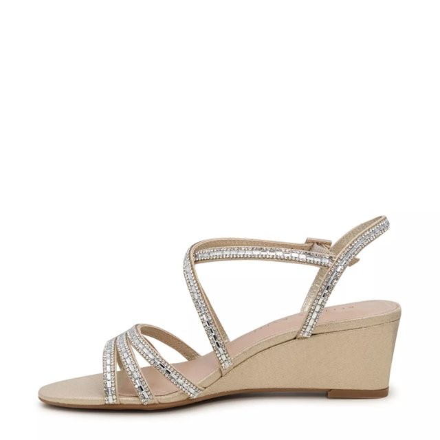 Dsw gold wedge sandals online