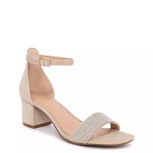 Neutral block heel outlet sandals