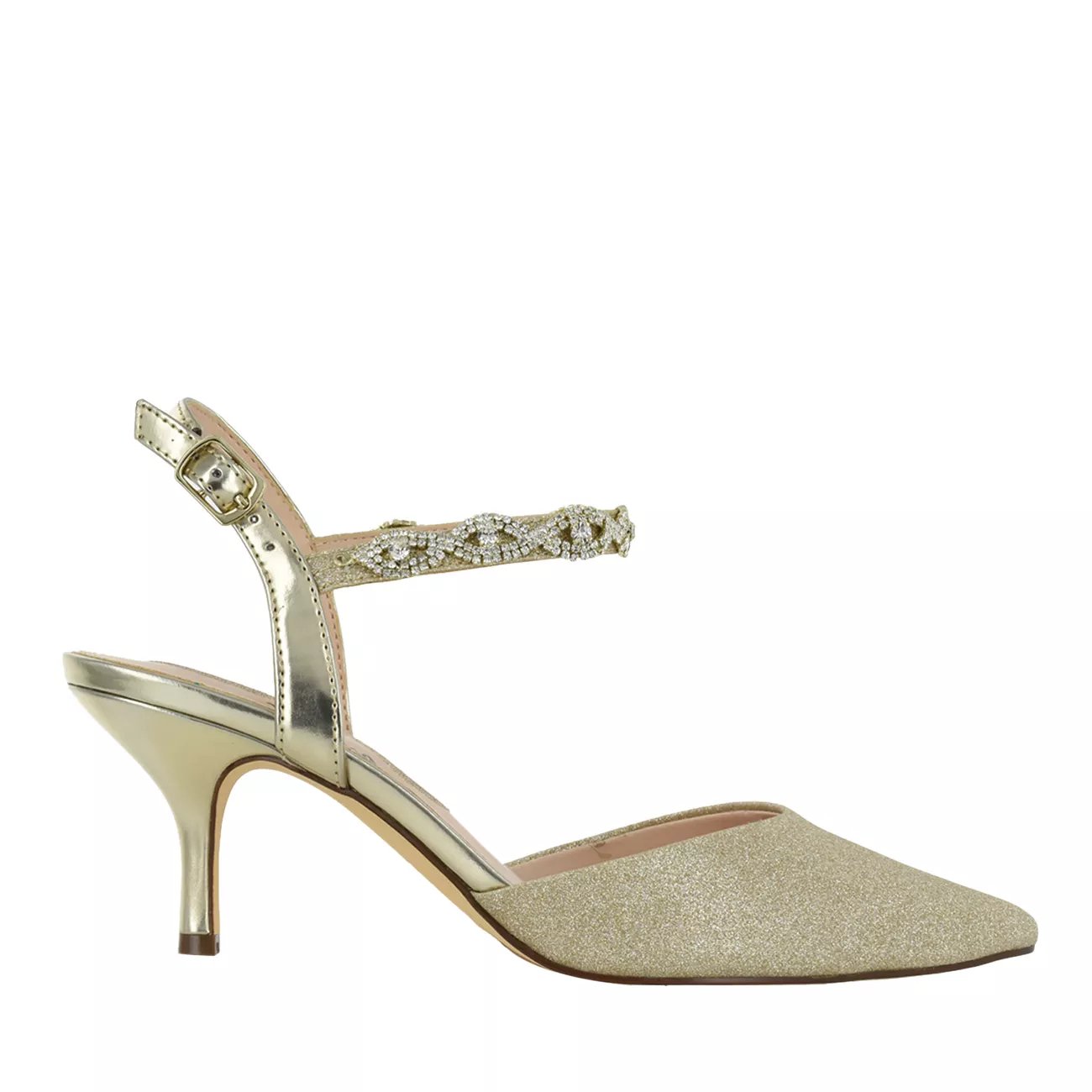 N by Nina Gold Pump DSW Canada
