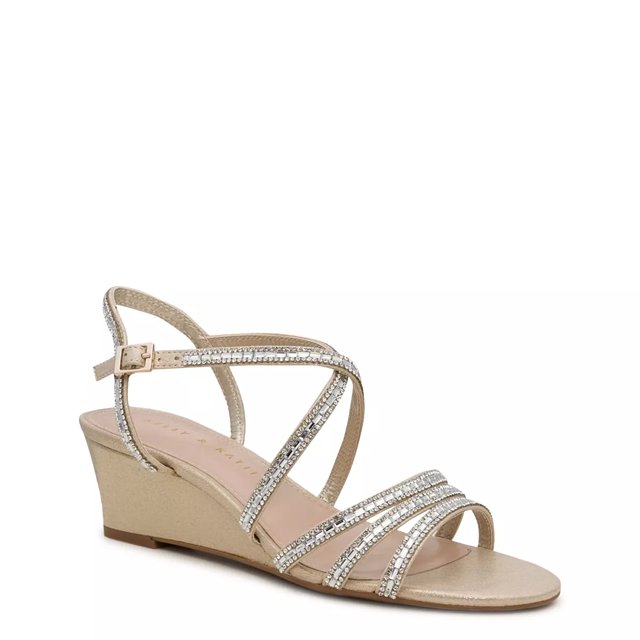 Kelly Katie Tahada Evening Wide Wedge Sandal DSW Canada
