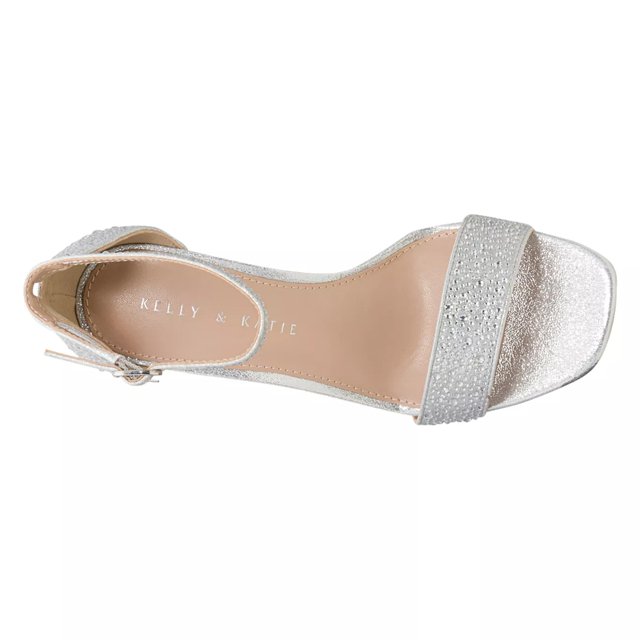 Kelly and katie kirstie top sandal silver