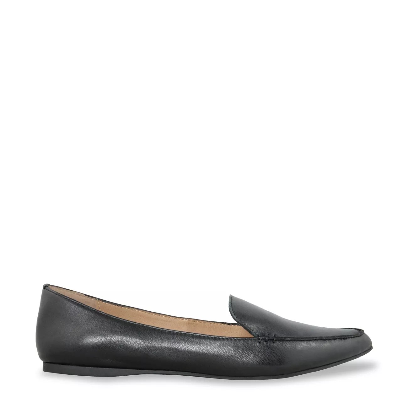 Steve madden feather black hot sale leather