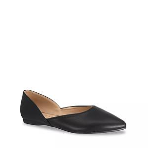 Pimfylm Black Flats For Women Dressy Comfort Women's Wendy Black