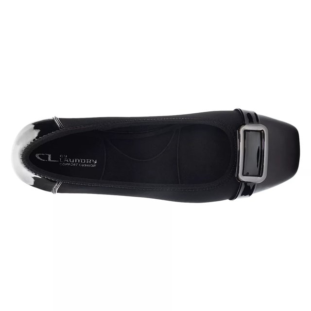 Black flats with cushion cheap