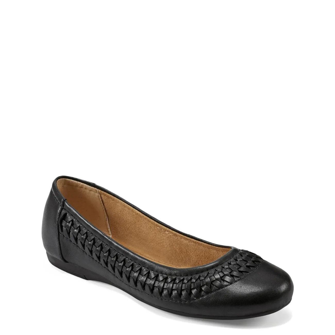 Earth Women s Jett Ballet Flat in Black Size 6.5 Medium