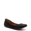 Lucky brand black leather flats sale