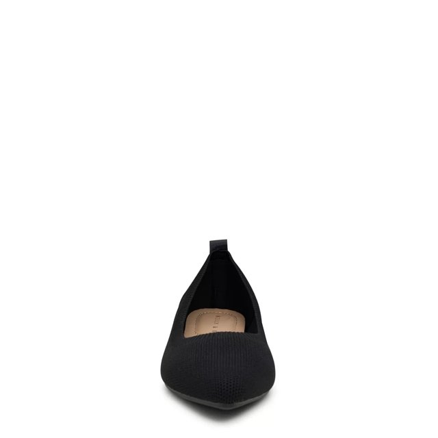 Black suede women's kelli flats sales