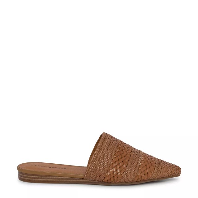 Lucky brand leather mules discount
