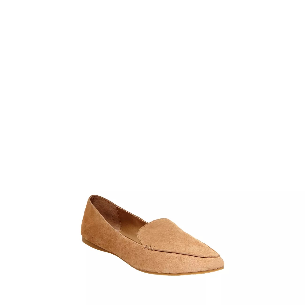steve madden feather leather loafers