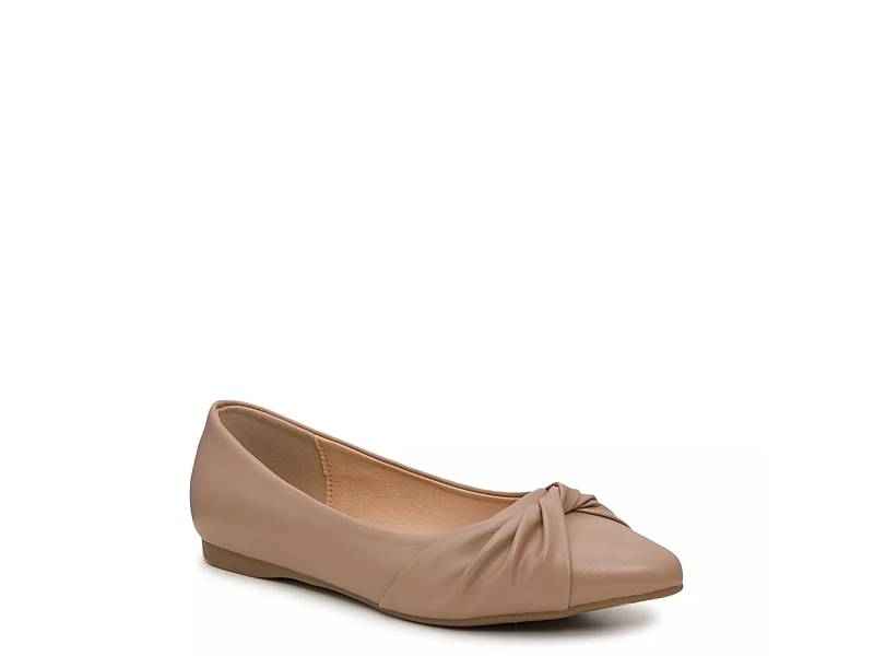 Alice snakeskin ballet store flat