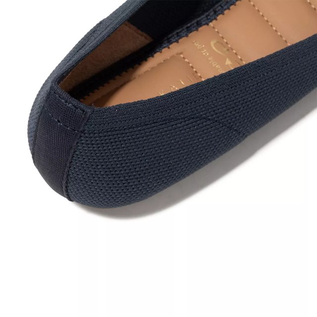 Navy blue flats dsw top